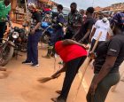 The District Chief Executive Leads Clean-Up Exercise at Hwidiem